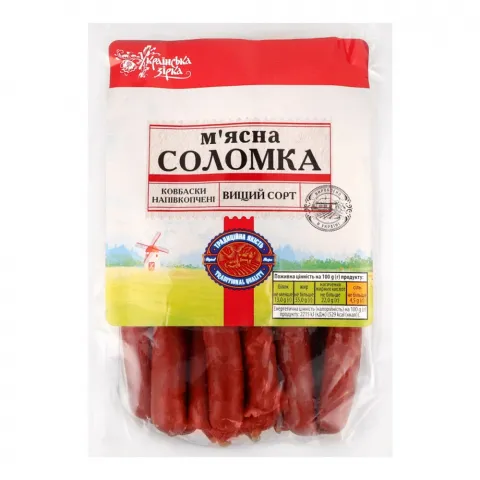 Ковбаски Українська Зірка М`ясна соломка в/ґ н/к ваг.