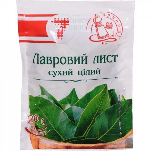 Лавровий лист 7` 20 г сух. цілий`