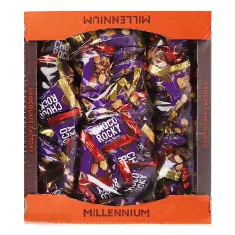 Цукерки Міленіум Chocolatier Choco Rocky з арахісом ваг.
