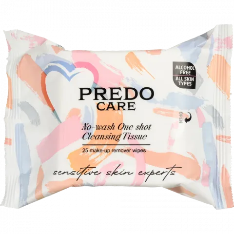 Серветки вологі Predo Care 25 шт. д/зняття макіяжу И333 (Туреччина)