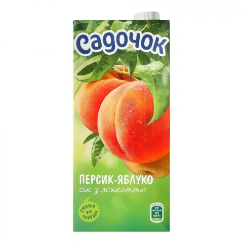 Сік Садочок 0,95 л Персиково-яблучний