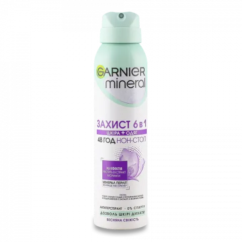 Дезодор Garnier 150 мл жін. Мінерал Захист 5 Весн. свіжість