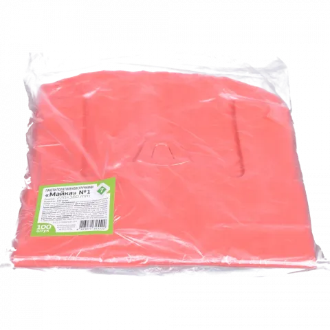 Пакет 7` ПЕ 220х380 майка 1 мкм д. прод. 100 шт.`