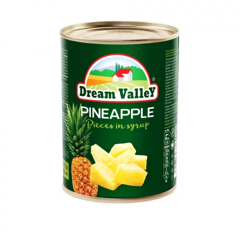 Конс Ананас Dream Valley 580 мл з/б шмат.