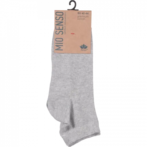 Шкарпетки чол. Mio Senso короткі C201R св. сірий 90/10, р. 42-44