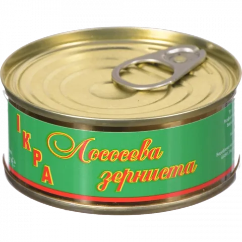 Ікра червона Лососева 80 г 2 ґат. /579/563 Україна