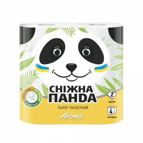 Туал. папір Сніжна Панда 4 шт. Арома