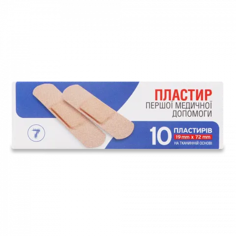 Пластир 7` на тканинній основі 19х72 10 шт.`