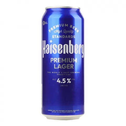 Пиво Haisenberg 0,5 л з/б Преміум Лагер
