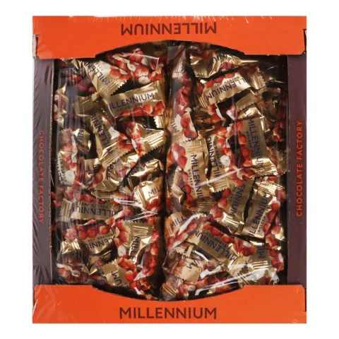 Цукерки Міленіум Golden Nut з нач. та цілими горіхом ваг.