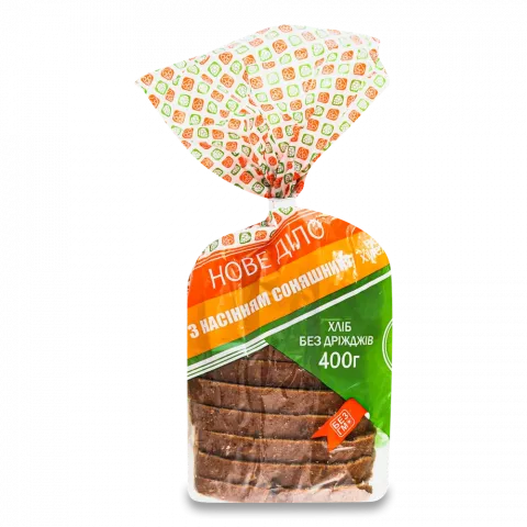 Хліб НД Бездріжджовий з насінням соняшника 400 г
