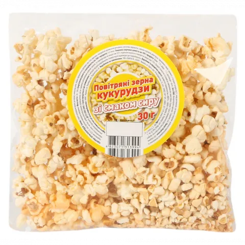 Повітр. зерна кукурудзи Субота 30 г зі смаком сиру