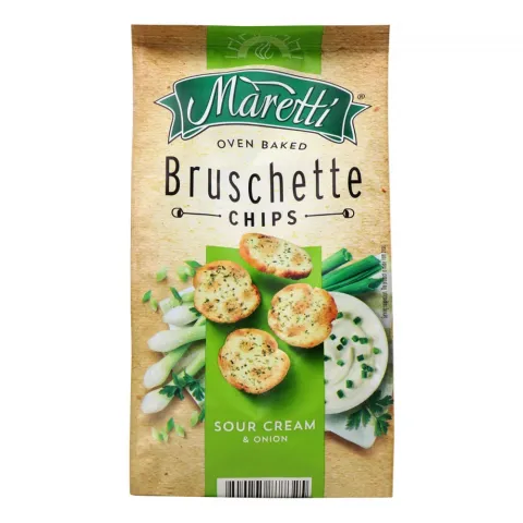 Сухарі-брускеті Maretti 70 г Сметана та цибуля (Болгарія)