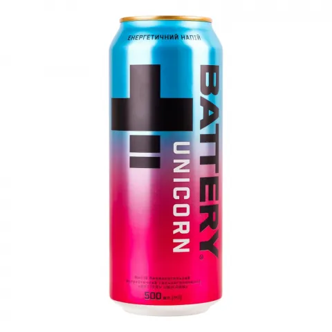 Напій б/алк. Battery 0,5 л з/б Unicorn