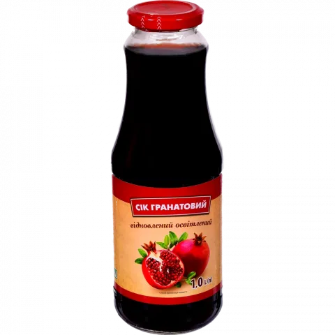 Сік Гранатовий 1 л відновлений