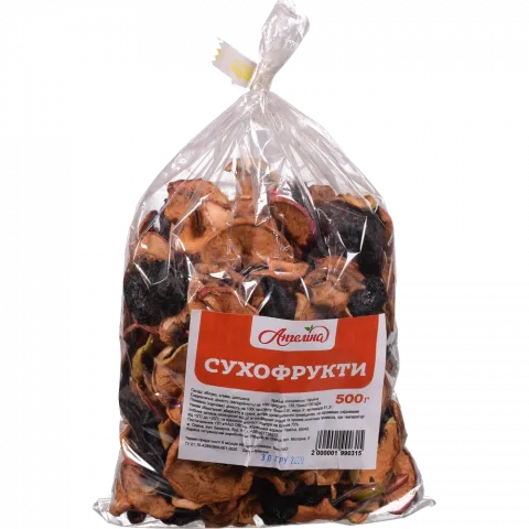 А. Сухофрукти Україна` 500 г шт.`