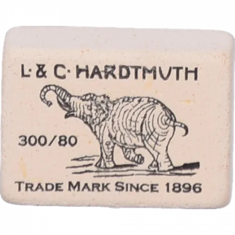 Гумка Koh-i-noor, чорнографітовий олівець 300/80