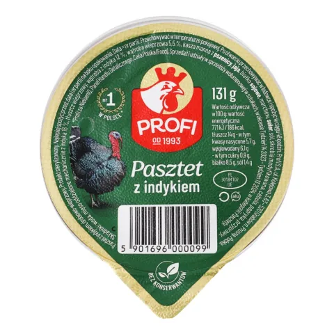 Паштет Profi 131 г з мясом індички И099 (Польща)