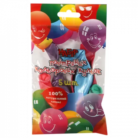 Кульки повітряні Party Favors Перламутр 5 шт. 61220/5