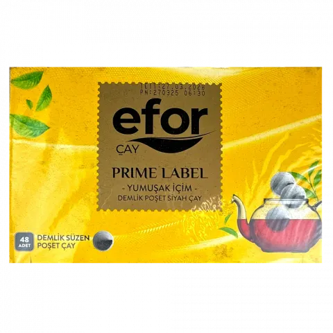 Чай Efor Prime Label 48 шт чорн. (Туреччина)