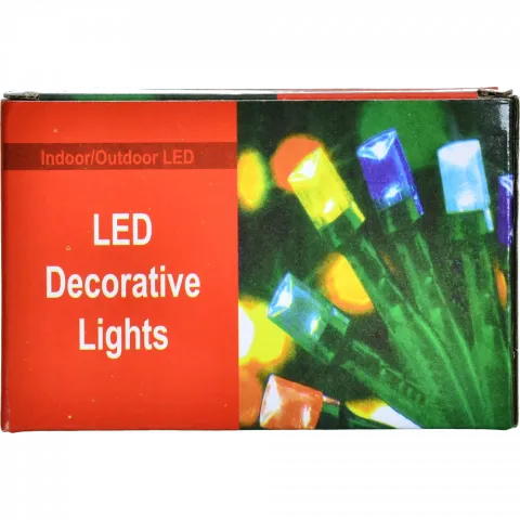 Гірлянда електрична 100 лампочок, 7 м, зелений дріт, теплий білий арт. 6359-4 И000