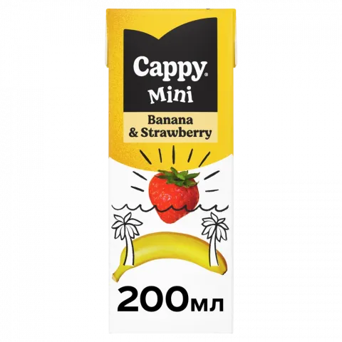 Нектар Cappy Mini 0,2 л Банан-полуниця