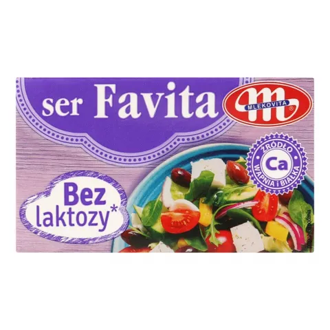 Сир Mlekovita Фавіта без лактози 270 г (Польща)