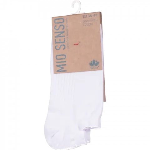 Шкарпетки жін. Міо Сенсо C400R білий, р.38-40