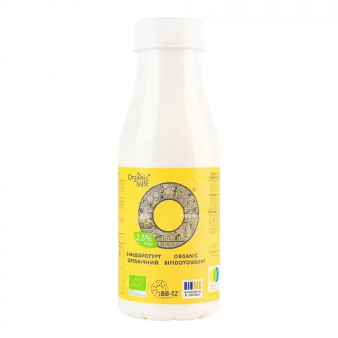 Біфідойогурт Organic Milk 2,5 280 г органічний
