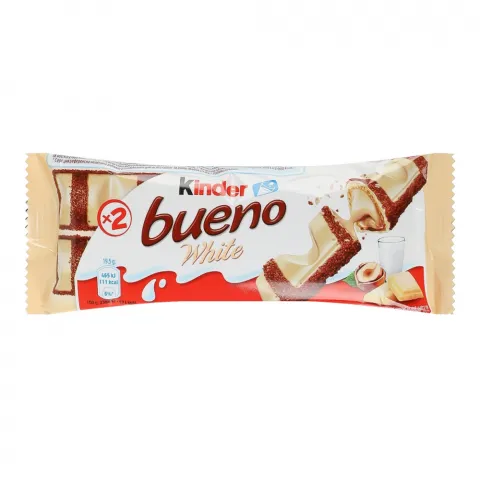 Вафлі Kinder Bueno 39 г White (Польща)