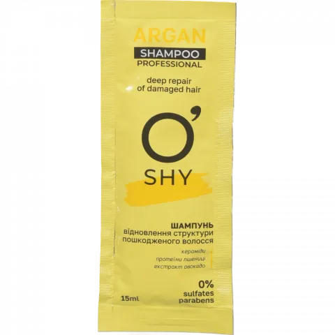 Шампунь O`Shy 15 мл саше Argan