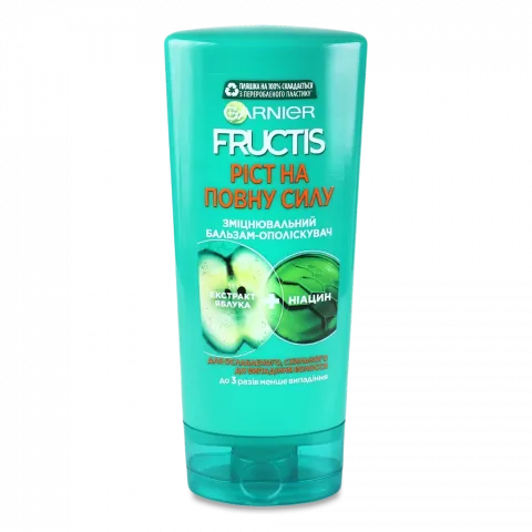 Ополіскувач FRUCTIS 200 мл Ріст на повну силу д/ослабл. вол. схильного до випадіння