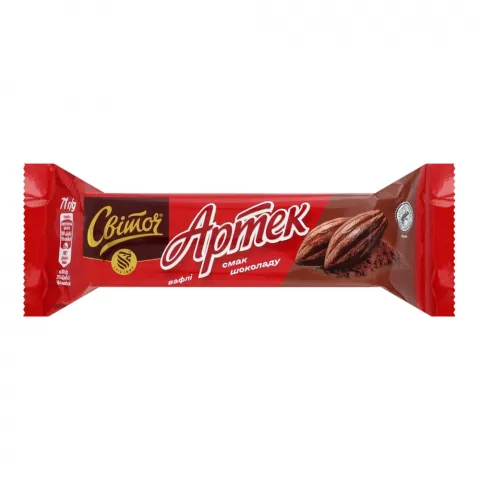 Вафлі Світоч 71 г Артек Шоколад