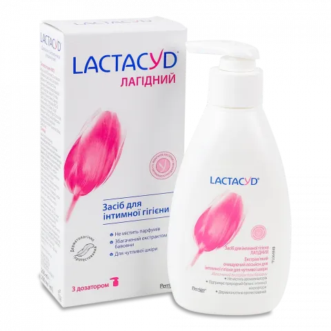Засіб д/інтим. гігієни Лактацид Феміна 200 мл Лагідний з дозатором
