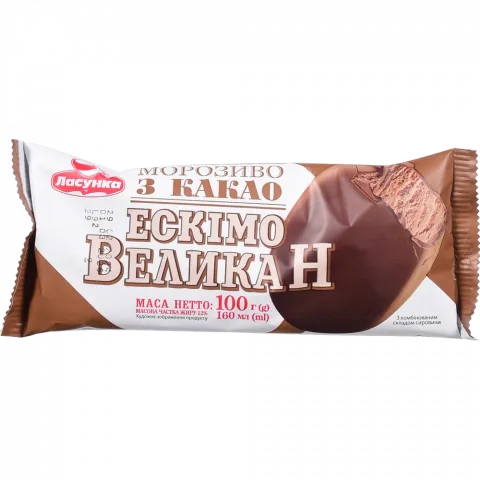 Морозиво Ласунка 100 г ескімо Велика Н з какао