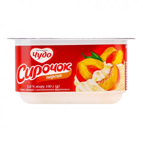 Сирок збитий Чудо 5 100 г Персик