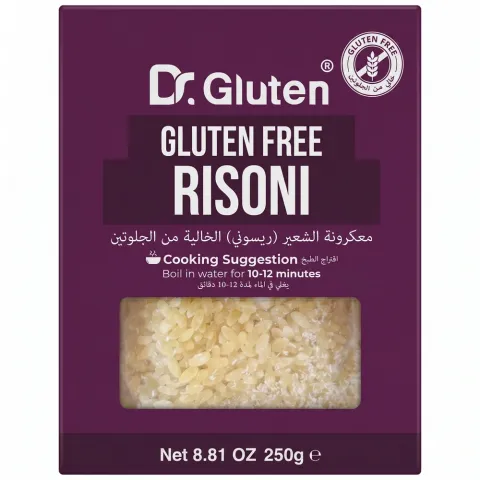 Макарони Dr.Gluten різонні б/глютену 250г И766 (Тур)