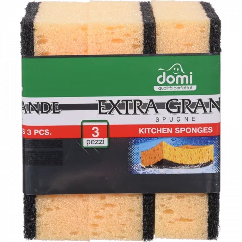 Губки кух. DOMI надвеликі 3 шт. 8691