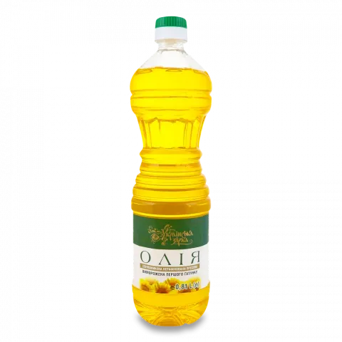 Олія Українська зірка Соняшникова 810 мл нераф.