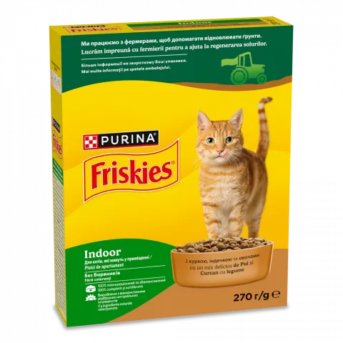 Корм д/котів Фріскіс 270 г сух. для домаш. котів