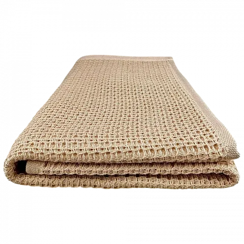 Рушник вафельний DINA.ME101 50х90 см 330 г/м2 Капучіно (Узбекистан) И830