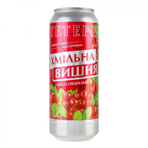 Пиво ППБ 0,5 л з/б Тетерів Хмільна вишня