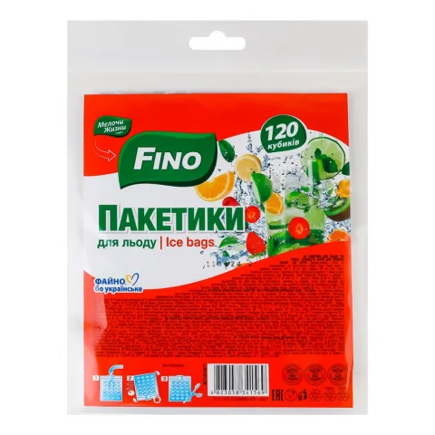 Пакетики д/льоду МЖ/FINO 120 шт. 6322/1569