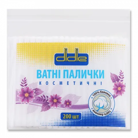 Ватні пал. Didie 200 шт. п/е