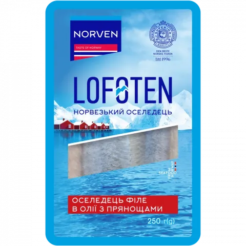 Філе Оселедця Norven 250 г з прянощами