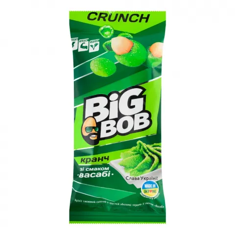 Горішки Big Bob Арахіс 55 г в оболонці зі смаком Васабі