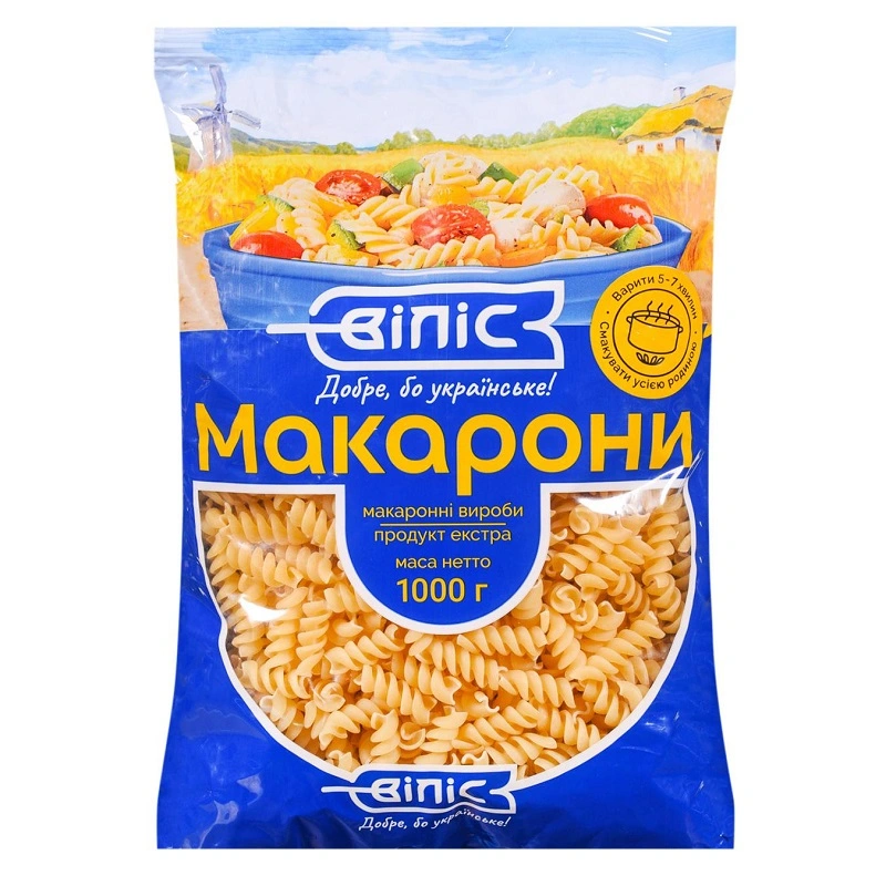 Макаронные изделия Ракушка Вилис, 1 кг