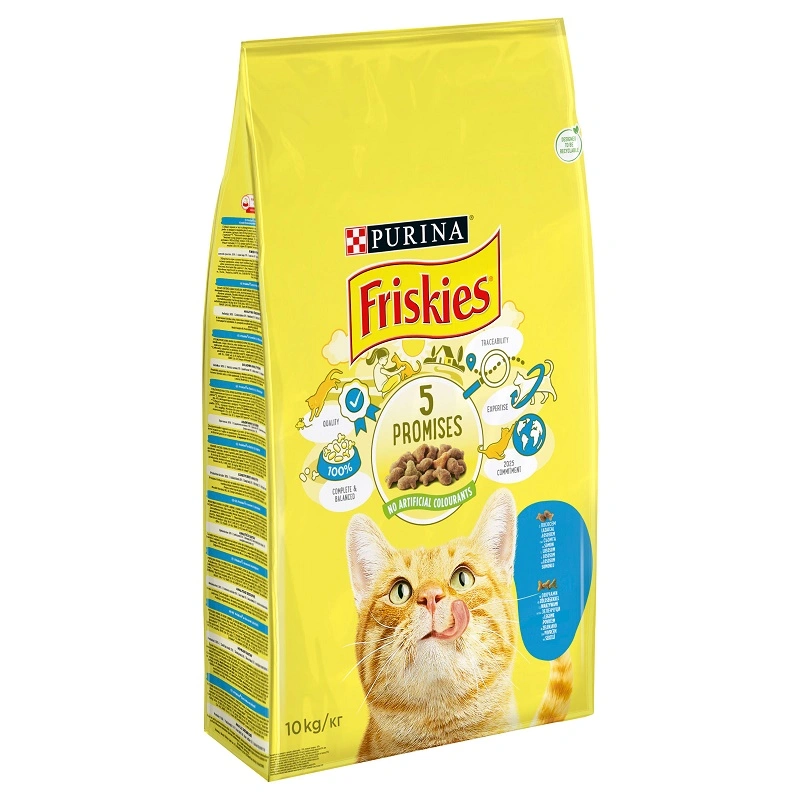 Сухой корм для котов Лосось и овощи Friskies