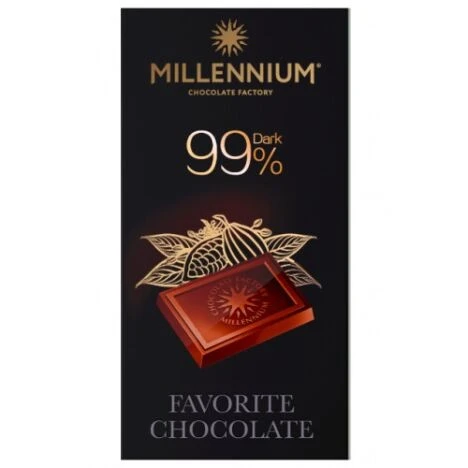 Шоколад черный 99% Favorite Millennium, 100 г
