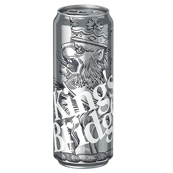 Напиток с/а сильногазированный Gin&amp;Tonic King's ж/б Bridge, 0.33 л